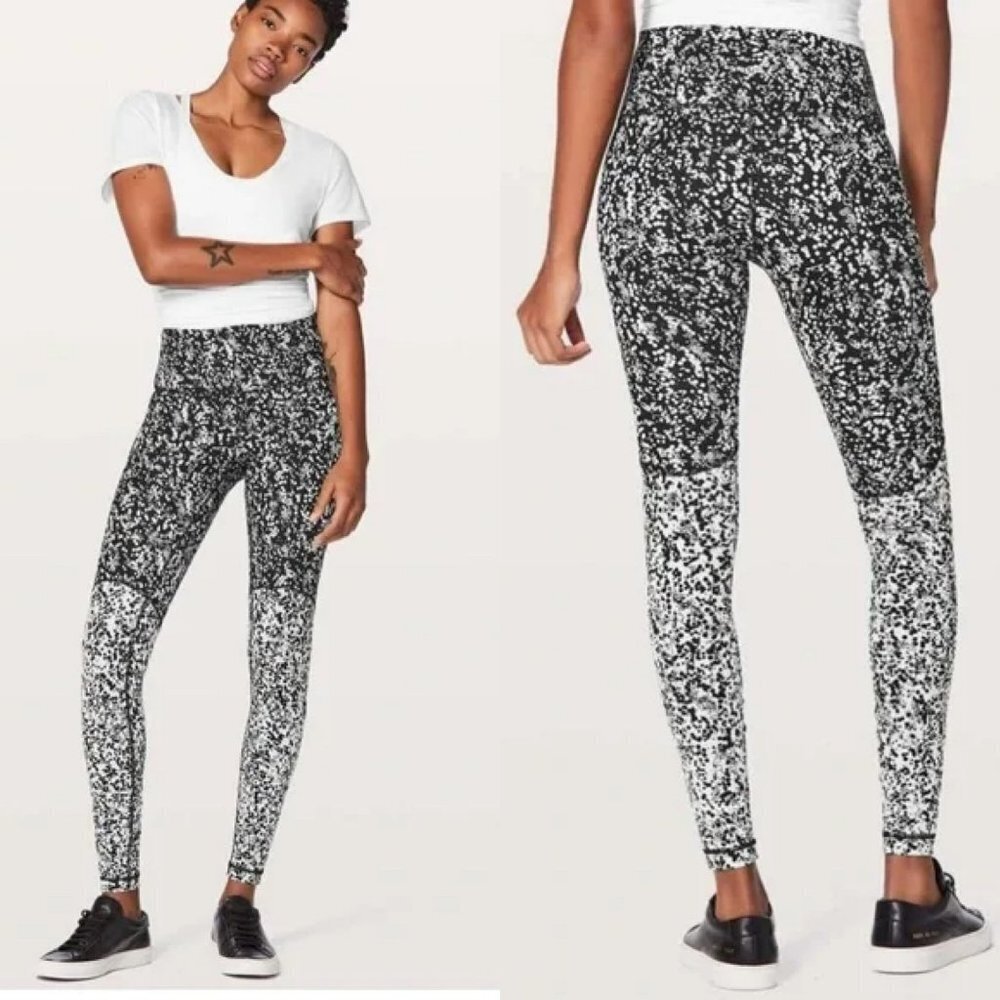 Lululemon Wunder Under Tight Blocked Full On Extreme Leggings